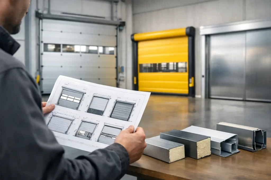 Come scegliere porte industriali su misura