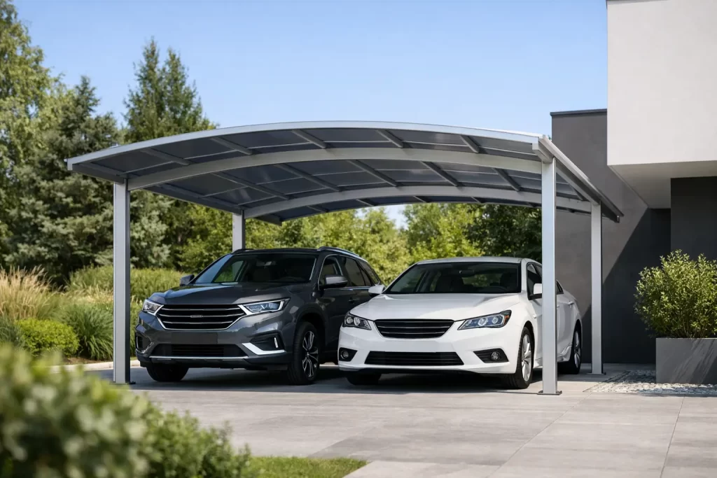 Carport auto in alluminio: pro e scelta