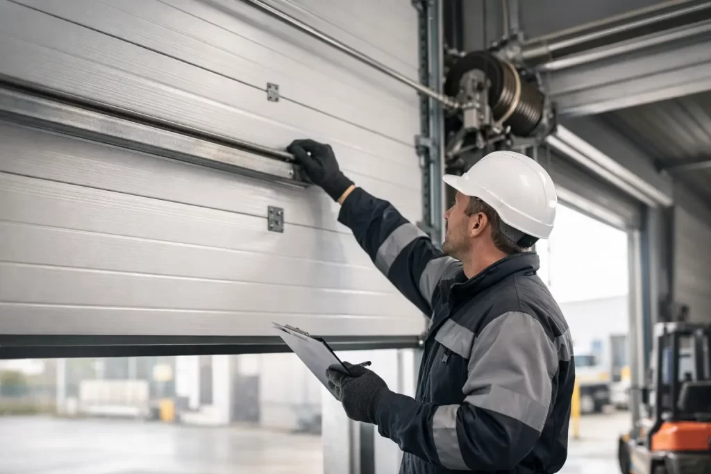 Manutenzione portoni industriali: obblighi chiari