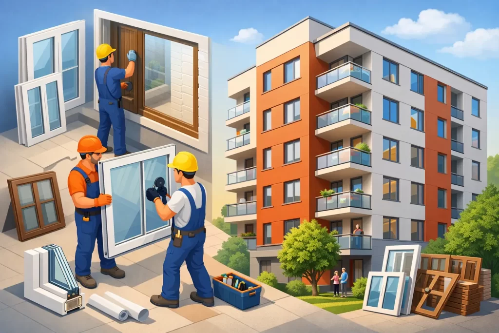 Case study sostituzione serramenti condominio
