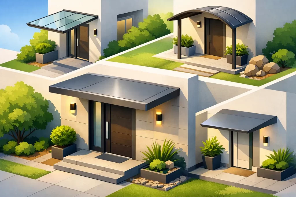 Coperture ingresso abitazione moderne: guida