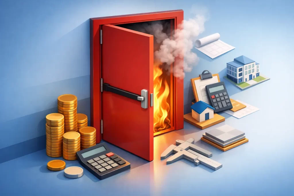Quanto costa una porta tagliafuoco?
