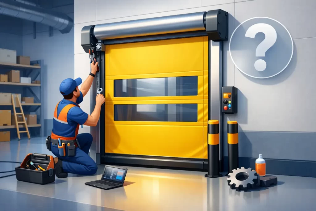 Serve manutenzione alle porte rapide?