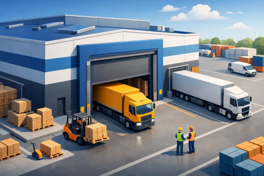 Case study portone capannone logistico