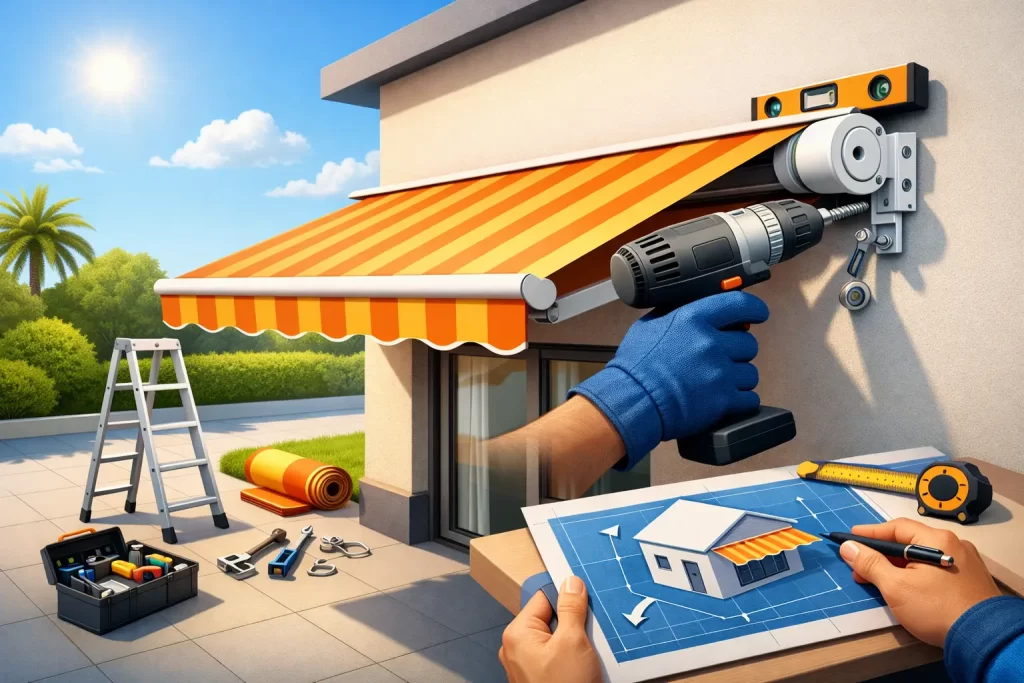 Come installare tende da sole correttamente