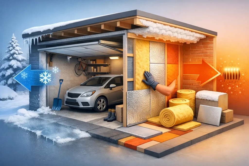 Come isolare un garage freddo in modo efficace