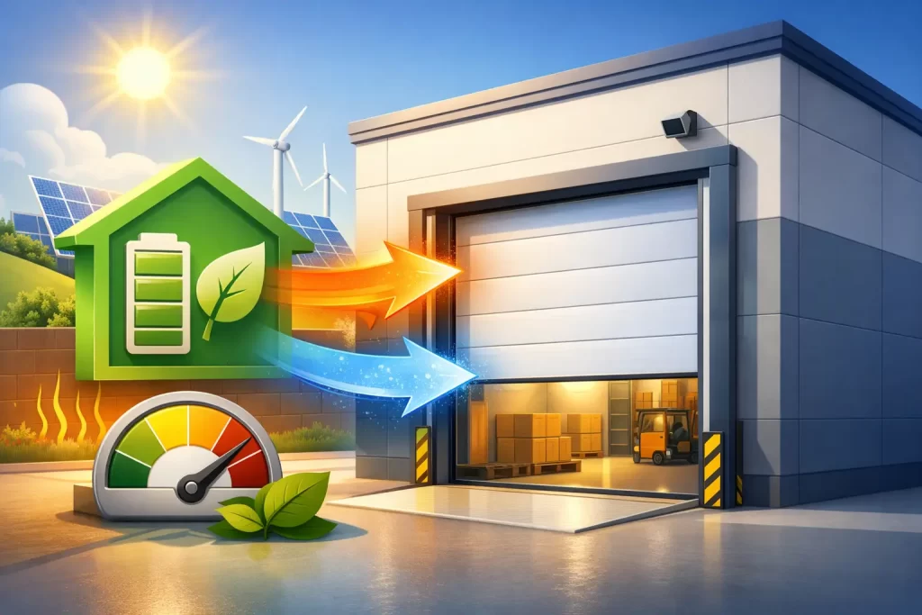 Efficienza energetica porte industriali
