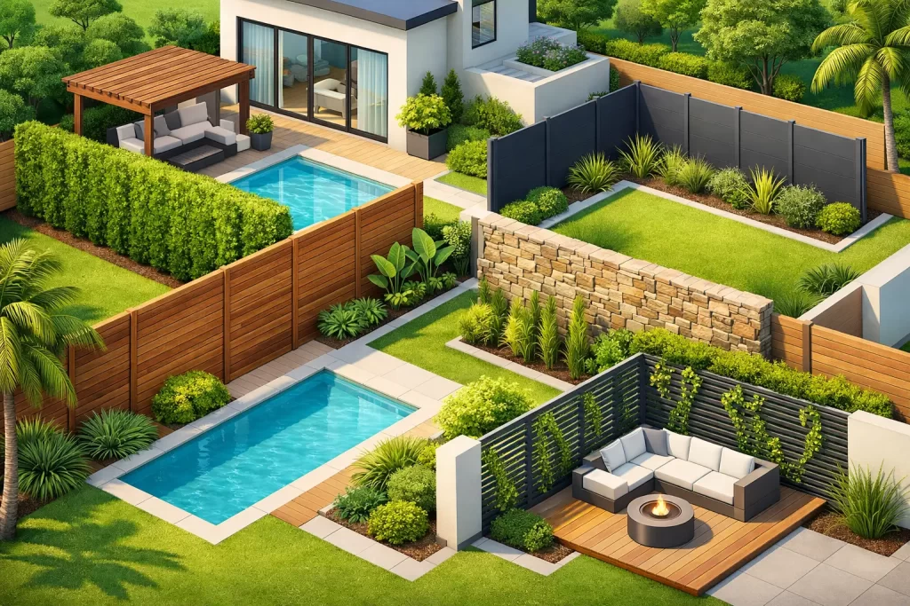 Esempio recinzione privacy per villa: idee utili