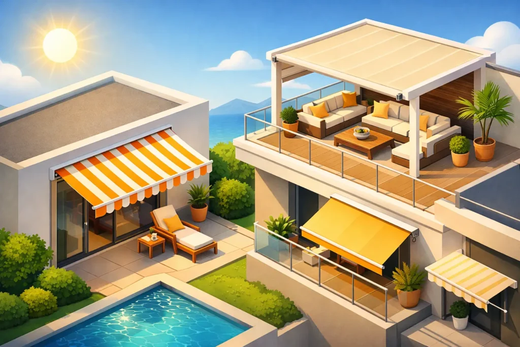 Guida alle tende da sole per casa e terrazzo