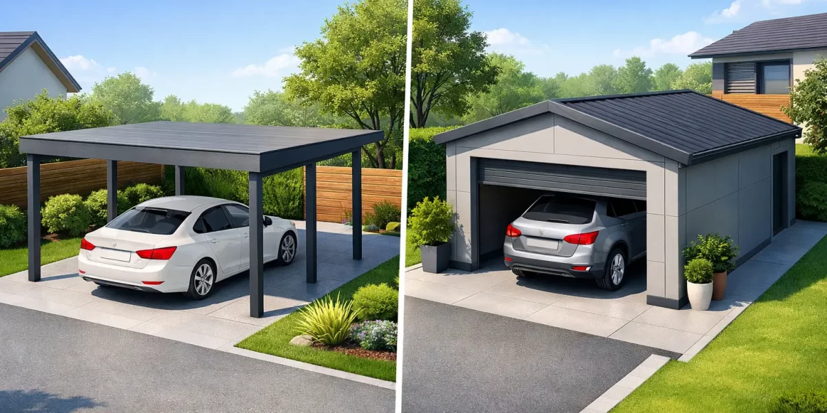 Carport o garage prefabbricato: cosa scegliere