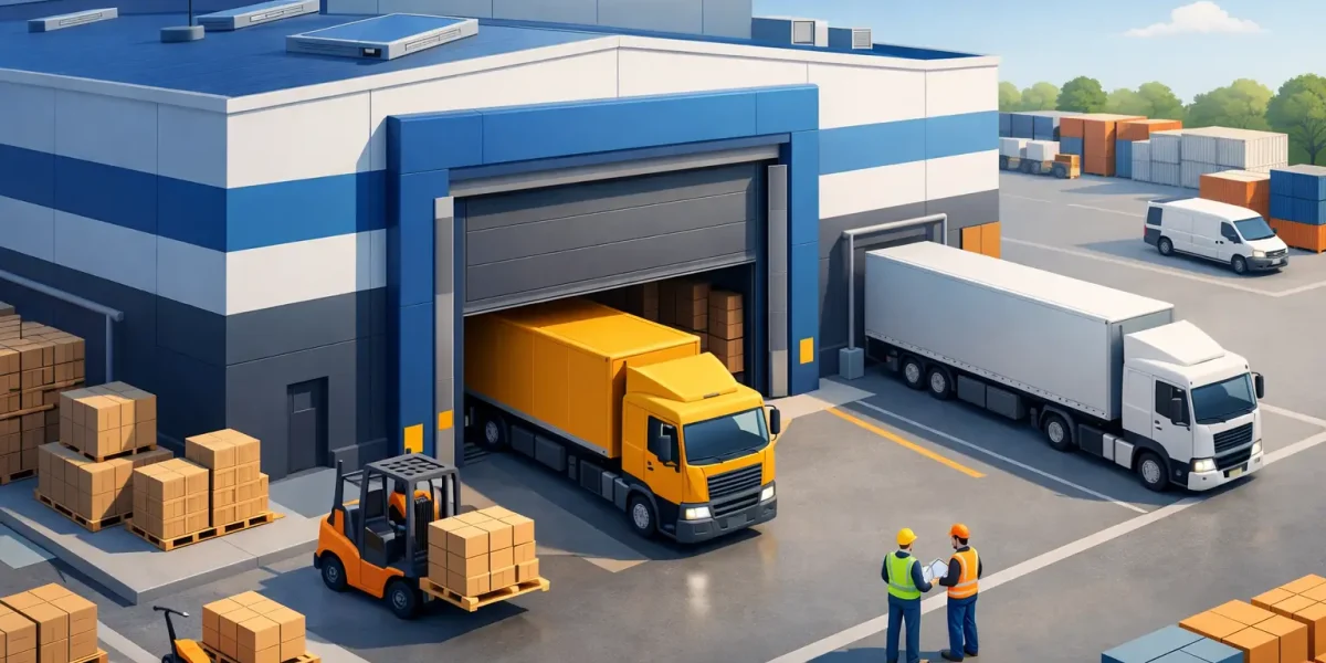 Case study portone capannone logistico