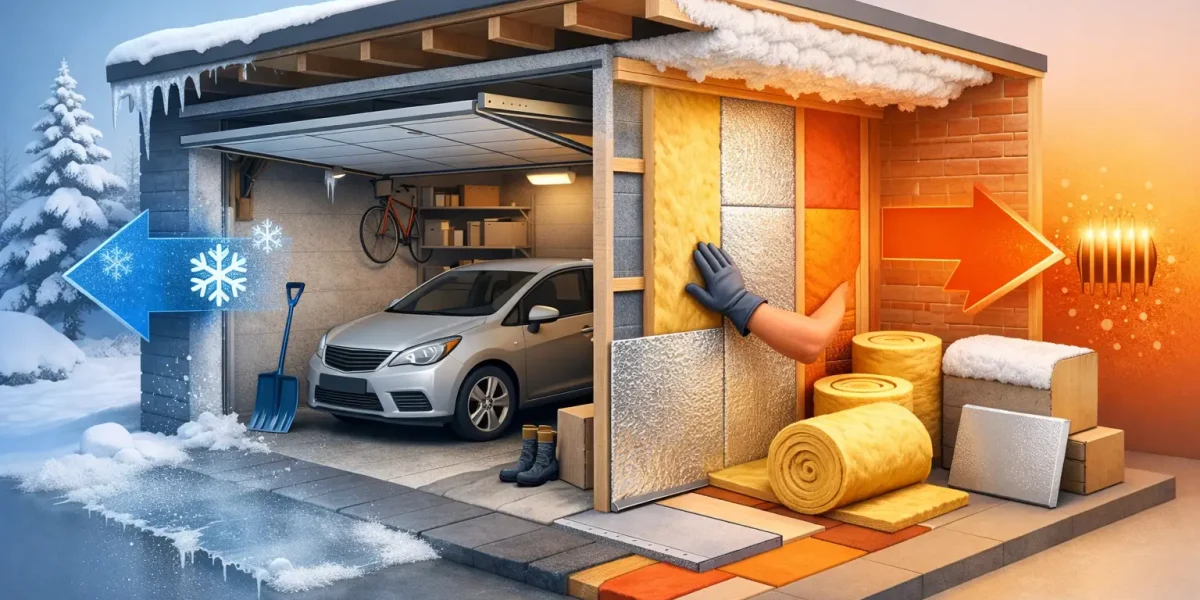 Come isolare un garage freddo in modo efficace