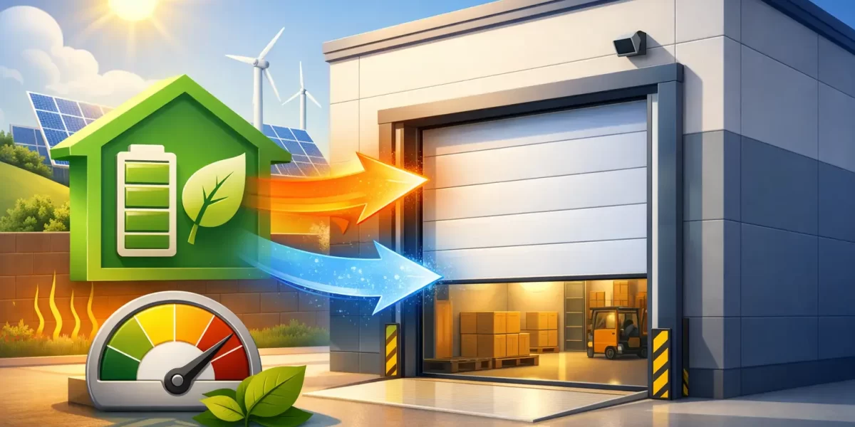Efficienza energetica porte industriali
