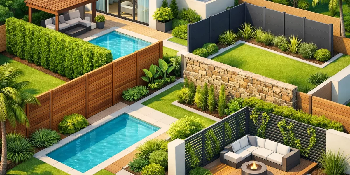 Esempio recinzione privacy per villa: idee utili