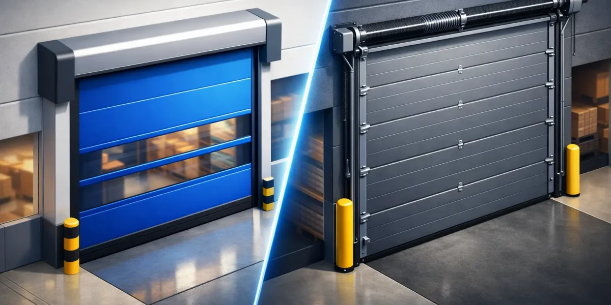 Porta rapida vs portone industriale quale scegliere