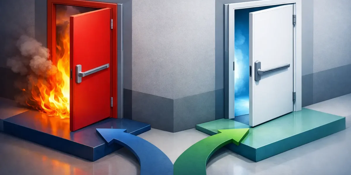 Porta tagliafuoco REI o EI: quale scegliere?