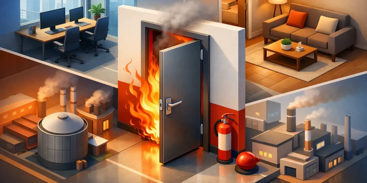 Porte REI: protezione antincendio per ogni edificio
